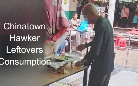 Chinatown Hawker Leftovers Consumption