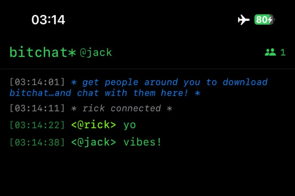 Bitchat app