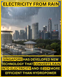 Singapore Innovate Rain Into Electricity