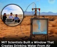 MIT Scientist: Groundbreaking window pulls drinking water from air