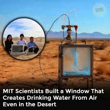 MIT Scientist: Groundbreaking window pulls drinking water from air