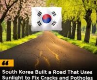Self-healing Road in South Korea