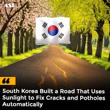 Self-healing Road in South Korea