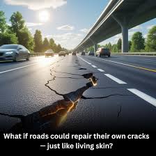 Self-healing road in south Korea